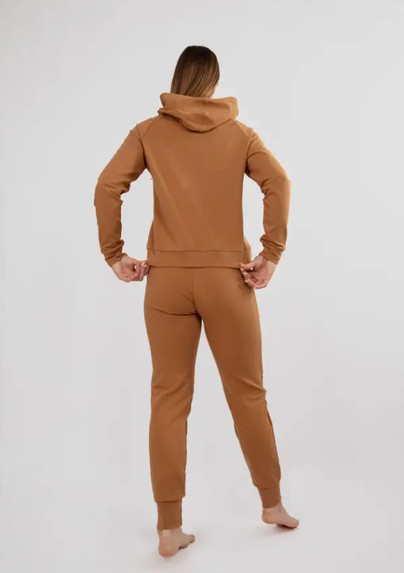 Komplet dresowy Seattle H1 Dkaren - brązowy