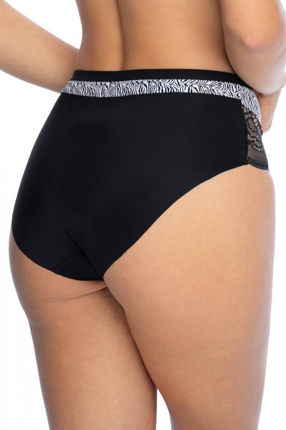 Biustonosz Półusztywniany BS 1152 Teona Gaia czarny biały