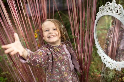 Kurtka dziewczęca Magic Vibes Pinokio - fiolet