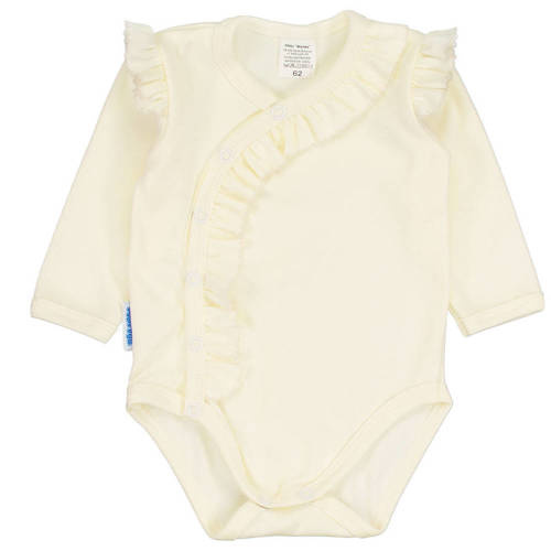 Body kopertowe z falbanką Martex ecru