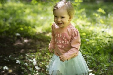 "Spring Light" Bluzka niemowlęca  Pinokio -różowy