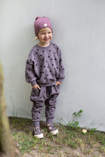 Pumpy spodnie Julia Pinokio - grafit druk