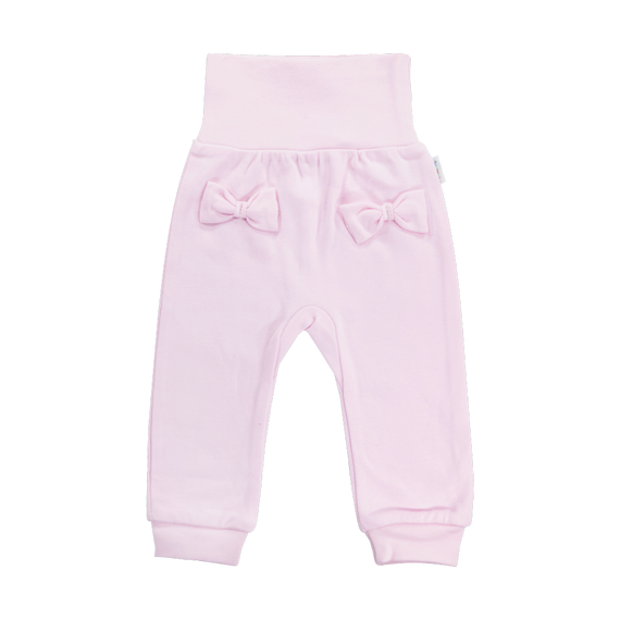 Spodnie niemowlęce SKB006 Basic Mamatti - różowy