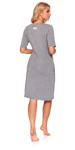 Koszula ciążowa i do karmienia 9116 Doctor Nap- dark grey
