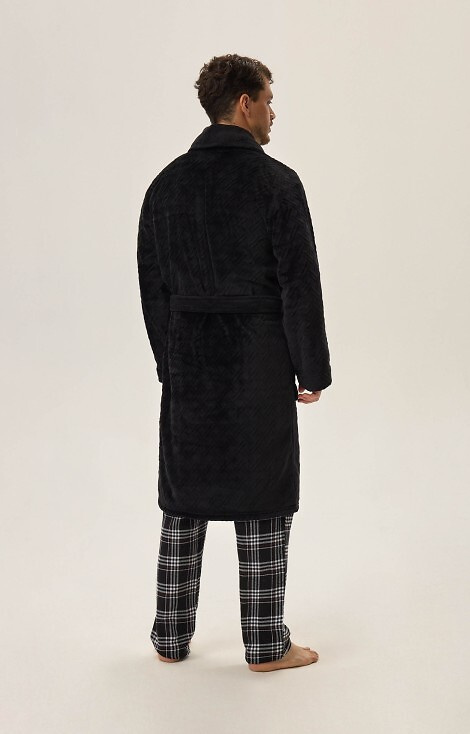 Szlafrok Męski 41941 Huge Henderson - czarny