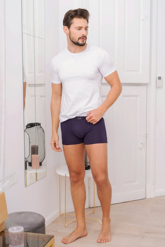 Koszulka męska, krótki rękaw Ikar Italian Fashion - biały