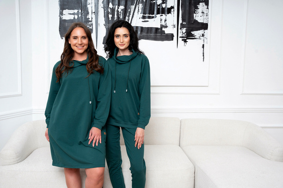 Tunika damska Malmo Italian Fashion - zielony