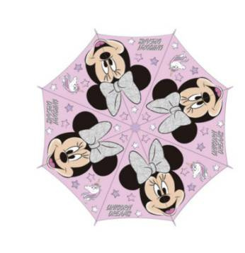 Parasolka dla dzieci Myszka Mini Minnie Mouse parasol Setino unicorn gwiazdki różowy 