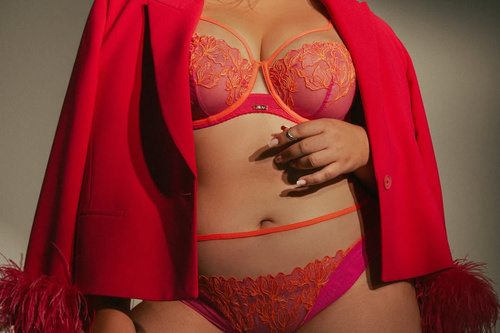 Seksowny biustonosz Soft 2162 Glowing – koronka, miękkie miseczki