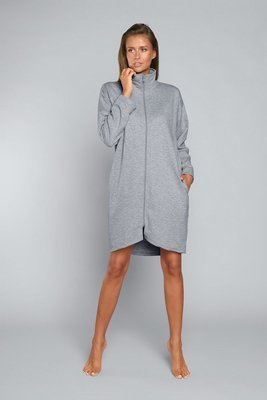 Szlafrok Damski na zamek Grafi Italian Fashion- melanż