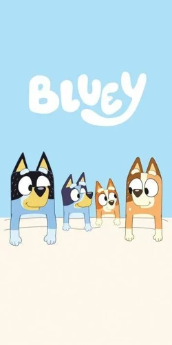Ręcznik plażowy Bluey Jerry Fabrics