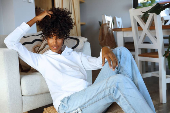 Bluza dresowa Seattle Dkaren - biały