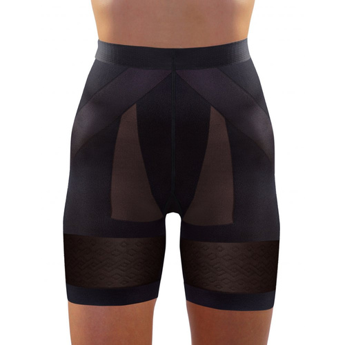 Szorty push up bezszwowe wyszczuplające Magic Body Sesto Senzo czarny 