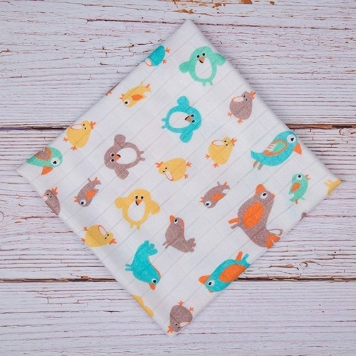 KU 201  Pieluszki Bamboo bambusowa 30X35 ATK - mix kolorów 