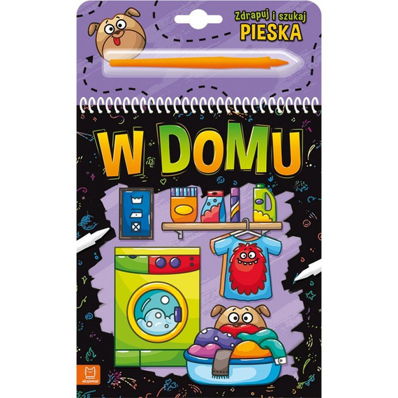 Książeczka szukaj pieska w domu z rysikiem Aksjomat