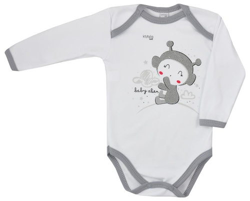 Body niemowlęce "CLOUDS" Koala szare