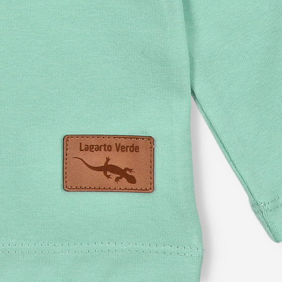 Bluzka chłopięca z długim rękawem KAR-1006/PIS Lagarto Verde pistacjowy