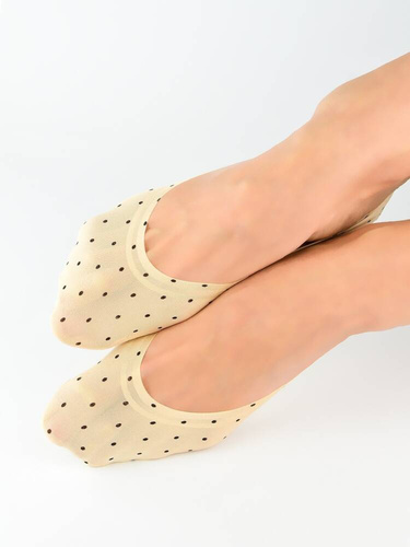 SN038 Baleriny stopki damskie Noviti - beżowy