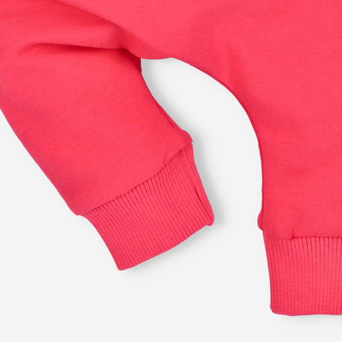 Spodnie dresowe z bawełny organicznej Ocean Nini różowy 