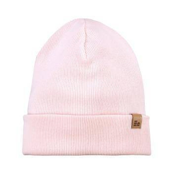 Czapka niemowlęca prążek Run & FunEevi- jasny róż