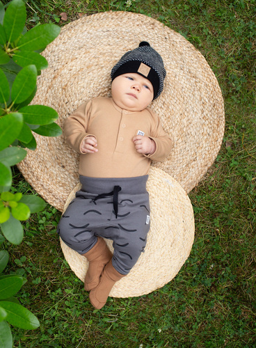 Prążkowana Czapka Le Tigre Pinokio - czarny 