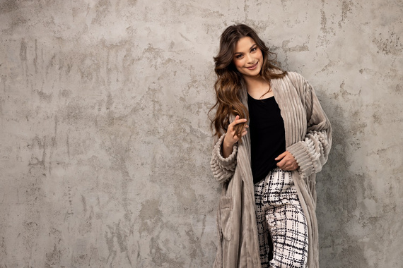 Piżama damska Timeless Momenti Per Me sand