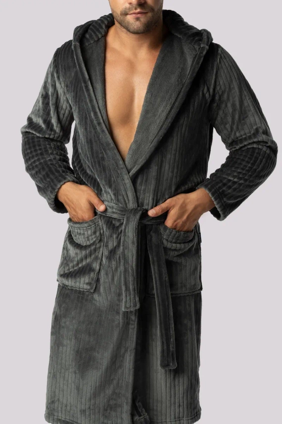 Szlafrok męski Felix Envie dark shadow