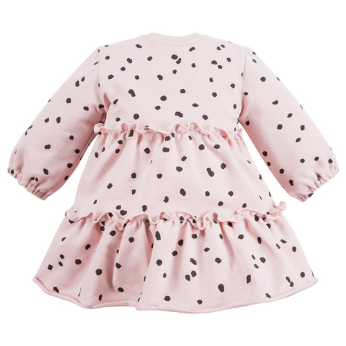 Sukienka z długim rękawem Dogs & Spots Eevi - różowa