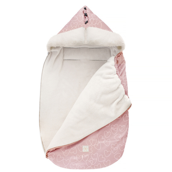 Śpiworek do fotelika Winter Pinokio - róż