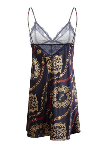 Halka satynowa DKaren - DK-HA czarny 014