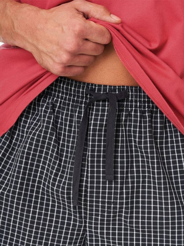  Piżama Męska MNS 251   Key bordowy