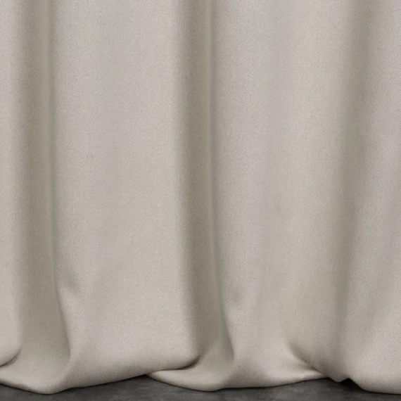 Zasłona na taśmie Maroko z motywem egzotycznych liści Eurofirany czarny