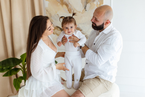 Półśpioch niemowlęcy "Natural Waffel" Makoma white  