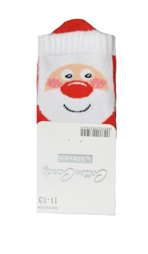 Skarpetki Zimowe Wzory art.138 Steven - różowy jasny melanż 131