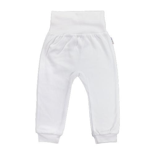 Spodnie niemowlęce SPB002 Basic Mamatti - biały