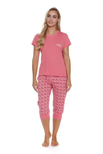 Piżama Damska 5331 Doctor Nap - coral