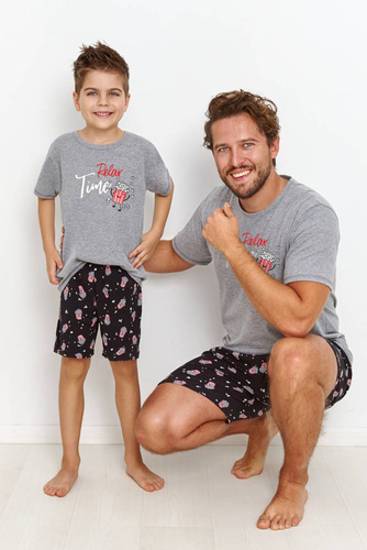 Piżama dla chłopca 2897/2898/2899 Relax Taro - szara