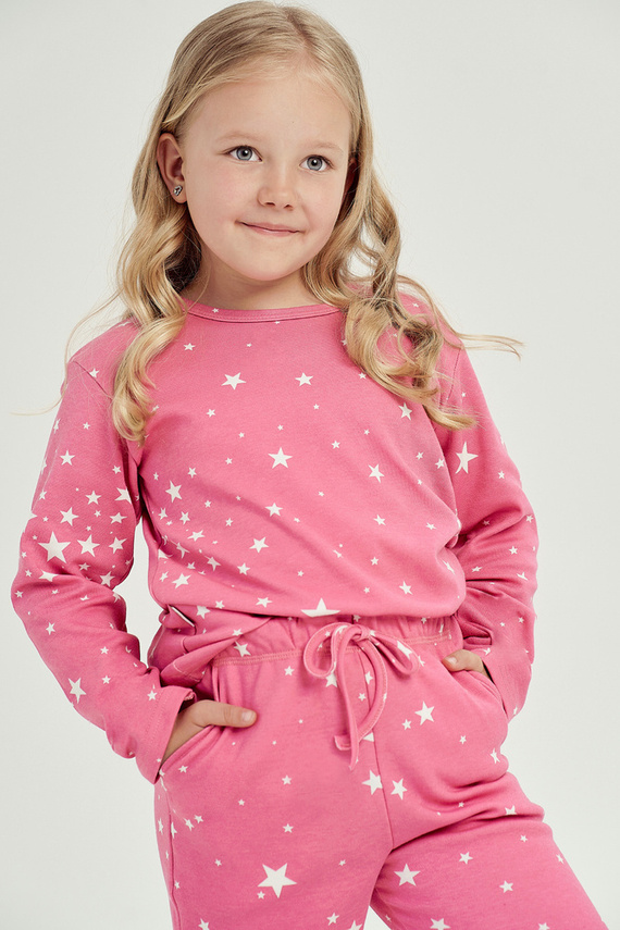 Piżama dla dziewczynki 3030,3031 Eryka Taro - róż