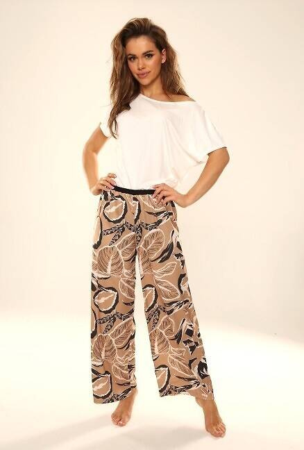 Piżama Damska Gladys First Lady Eldar - beżowy złoty