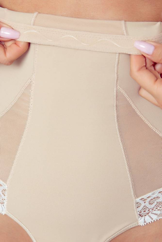  Figi Damskie Modelujące Vira Eldar - beżowy