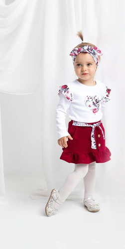 180279 Kate Spódniczka Nicol - bordo