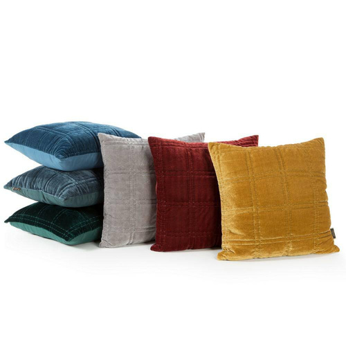 Poszewka dekoracyjna welwetowa Kristin 2 Eurofirany - ceglany