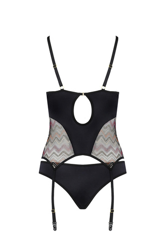 Gorset damski Lagerta Corset Casmir czarny 