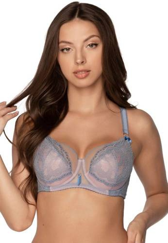 Biustonosz Półusztywniany BS 1167 Anastasia  Gaia - niebieski