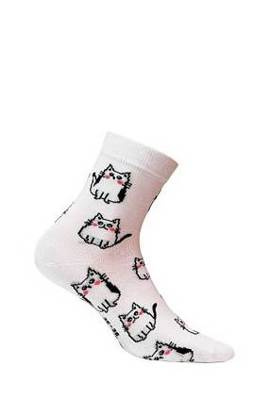 G24.01N Cottoline Skarpety Dziewczęce wzorowane Gatta - 273 white