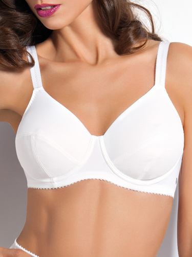 Donna 1962 – komfortowy biustonosz miękki z fiszbinami i bawełną, mikrofibra