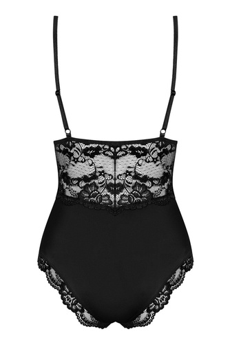 810-TED-1 Teddy Body Obsessive - czarny