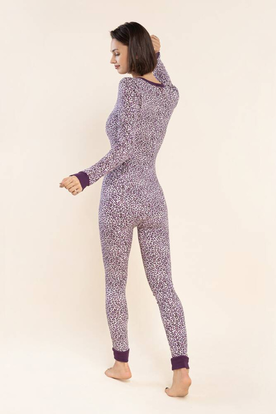 Kombinezon damski 27 Panterka Bonamera fioletowy