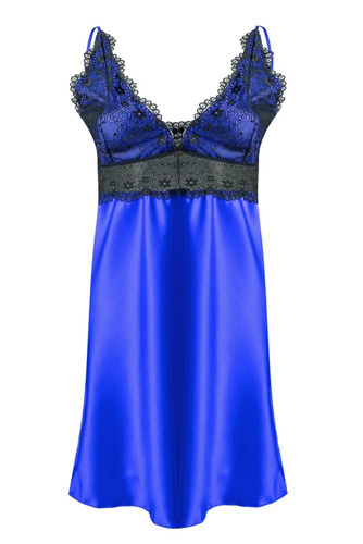 Halka satynowa Fabien DKaren - modrak