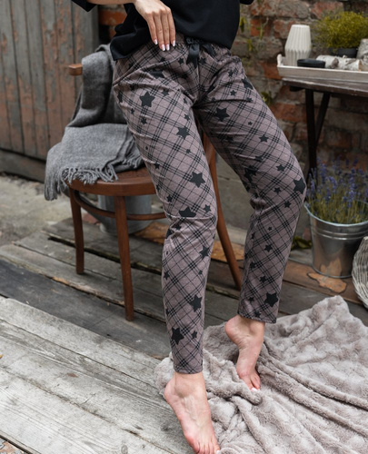 Sensis Piżama damska Reach For The Stars - czarny-brązowy